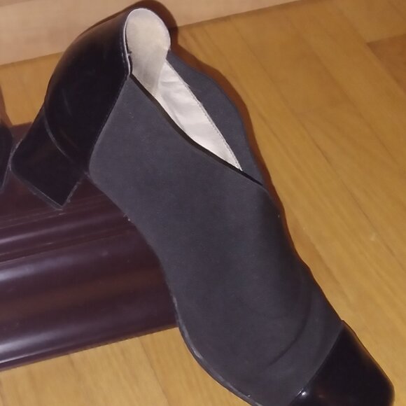 Elegant Classy Black Shoes, Sonate, France, Comfortable heels, Size - 7 M - Picture 3 of 3